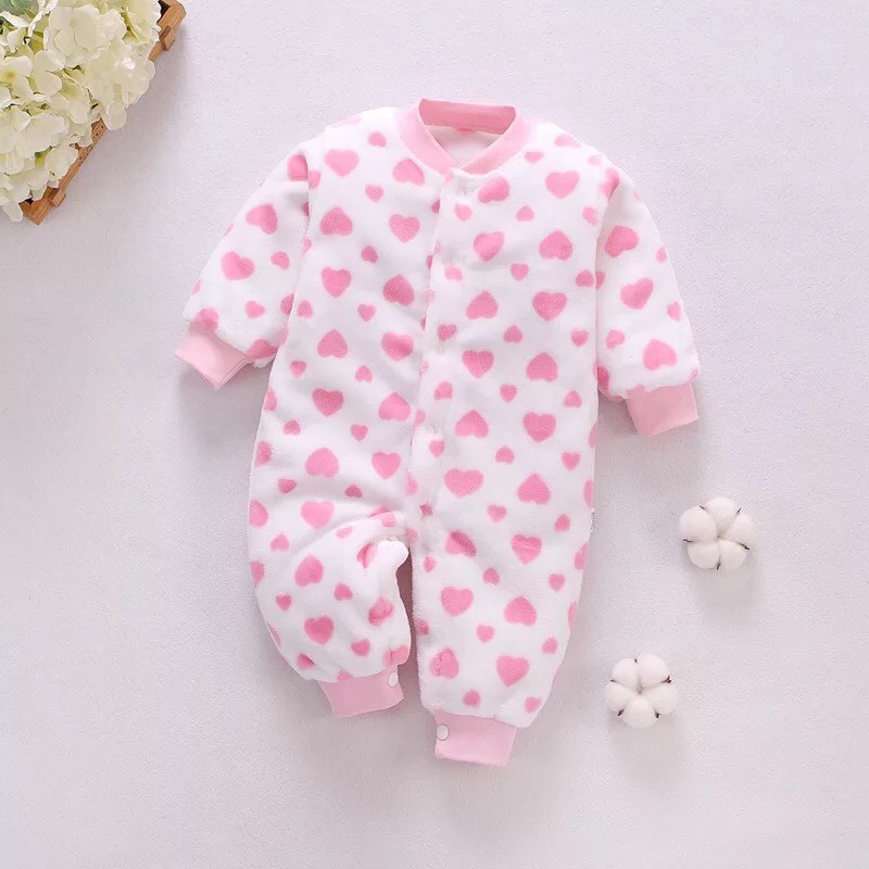 Body nỉ nhung Bodysuit hàng Quảng Châu áo liền quần cao cấp cho bé trai bé gái xuất Hàn