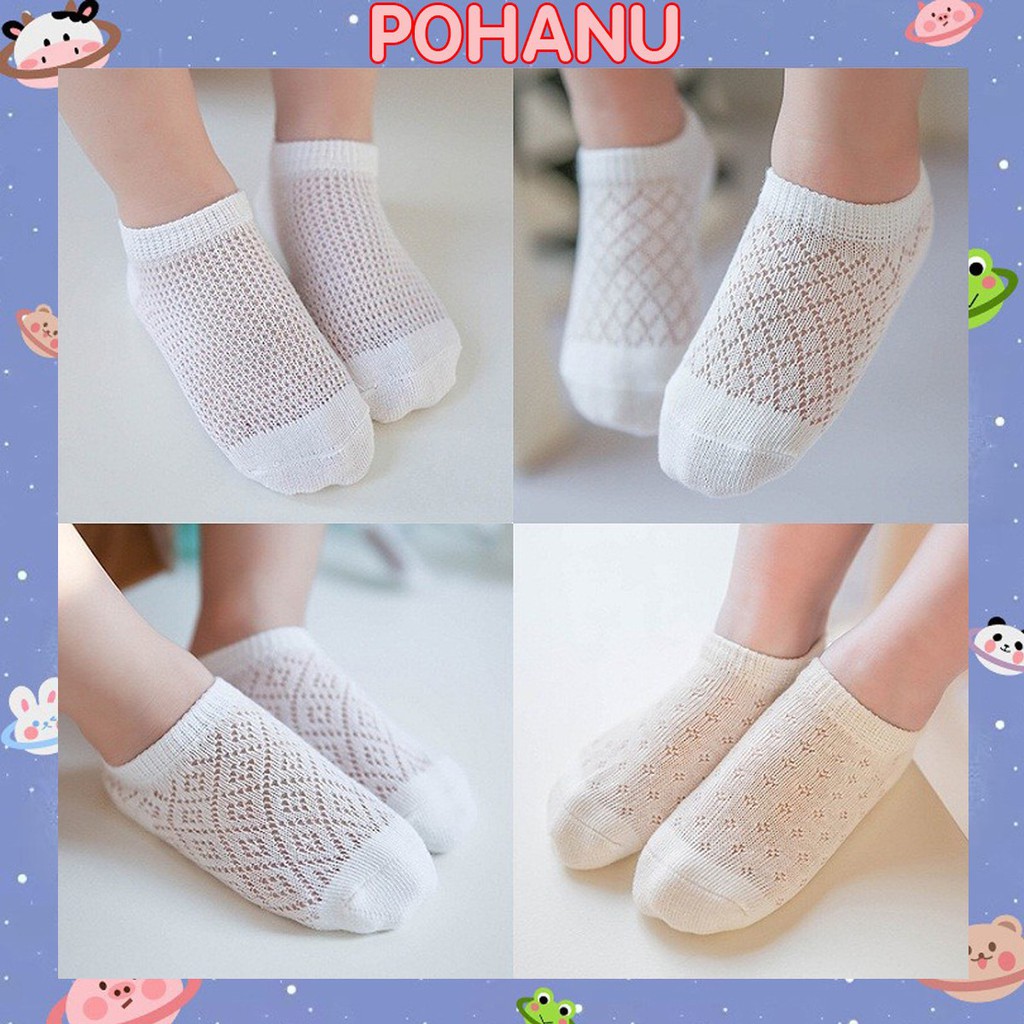 Set 5 Đôi Tất Lưới Điều Hoà Cho Bé Trai Bé Gái TL03