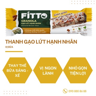 Thanh năng lượng Fitto dừa Begin 365 ăn kiêng bánh giảm cân KPHUCSINH - Hàng Chính Hãng