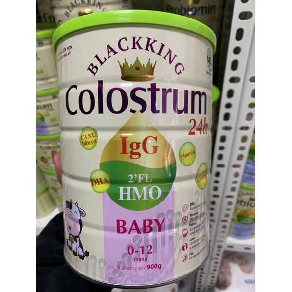 Sữa Blackking colostrum 24h pedia 900g