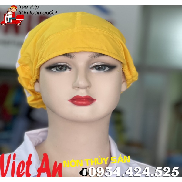 NÓN BÁNH TIÊU THỦY SẢN MÀU VÀNG CHUYÊN DỤNG _ HÌNH CHỤP THẬT