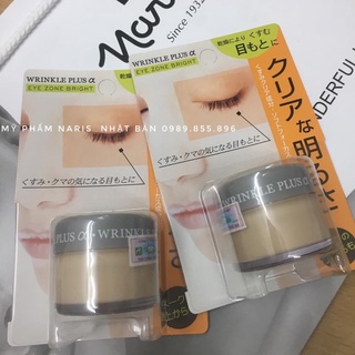 Kem dưỡng chống thâm mắt Naris Wrinkle Plus Alpha Eye Zone Bright Japan Nhật Bản