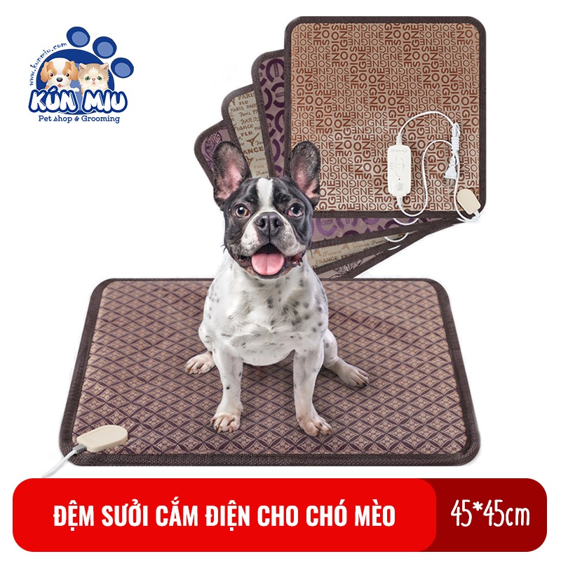 Đệm Sưởi Ấm Cho Chó Mèo 45*45cm (Giao màu ngẫu nhiên)