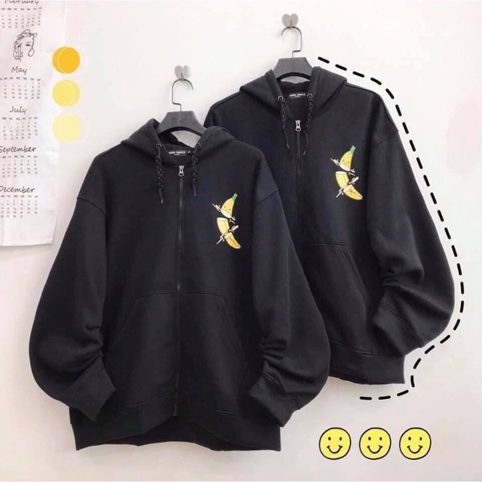 Áo Hoodie Nỉ Form Rộng Hình Banana Chuối Cute - Unisex-HươngSu-(PVN524) | BigBuy360 - bigbuy360.vn