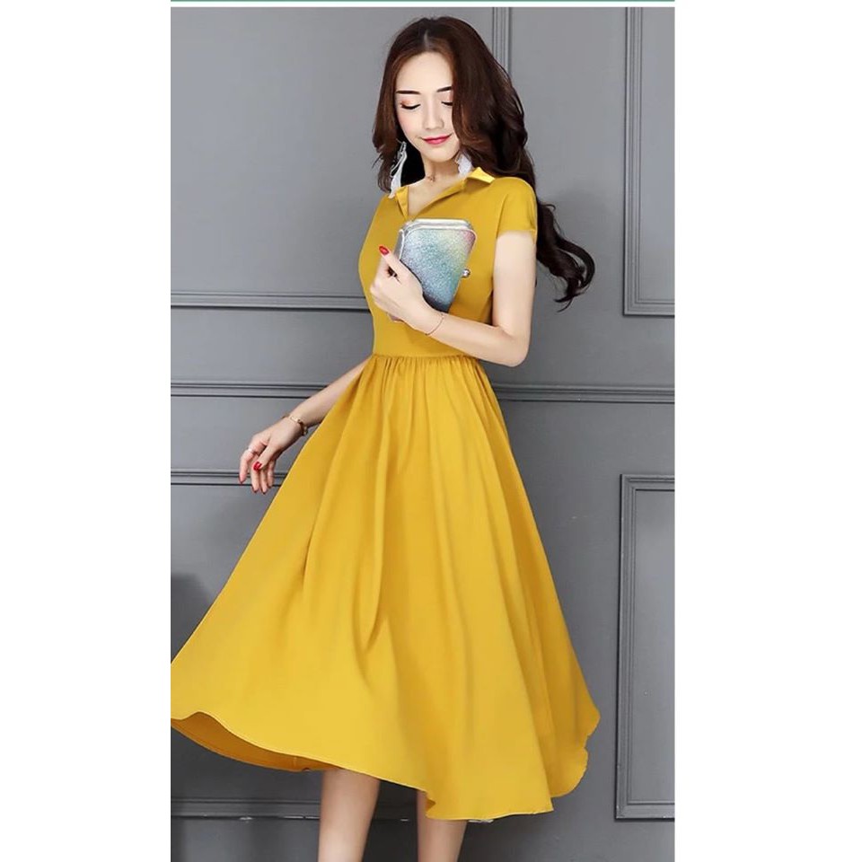 Đầm Cati lụa 3 màu