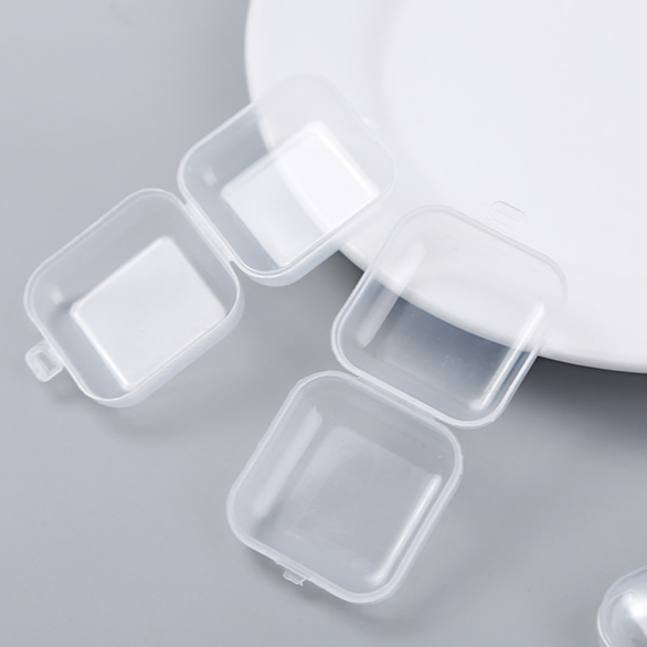 Set 1 / 5 hộp đựng bảo vệ tai nghe bằng nhựa trong suốt thiết kế tiện dụng