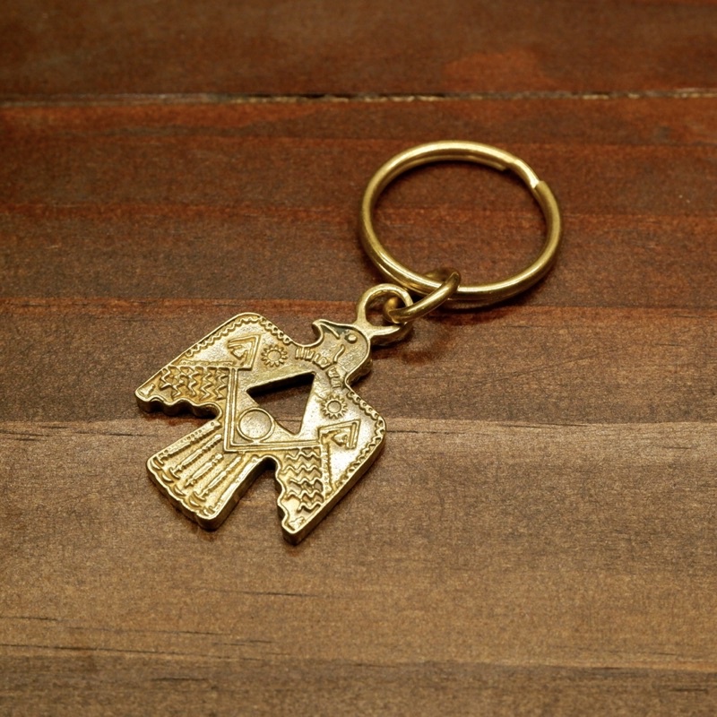 Móc Khoá Đồng Chim Ưng - Thunderbird - vintage - Tiệm Cũ Kĩ