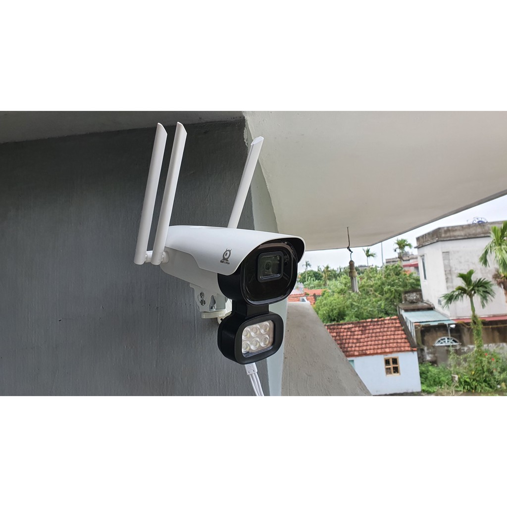 Camera wifi V380Pro V008 4 râu 5MPX ngoài trời-Nhận diện khuôn mặt- theo dõi chuyển động