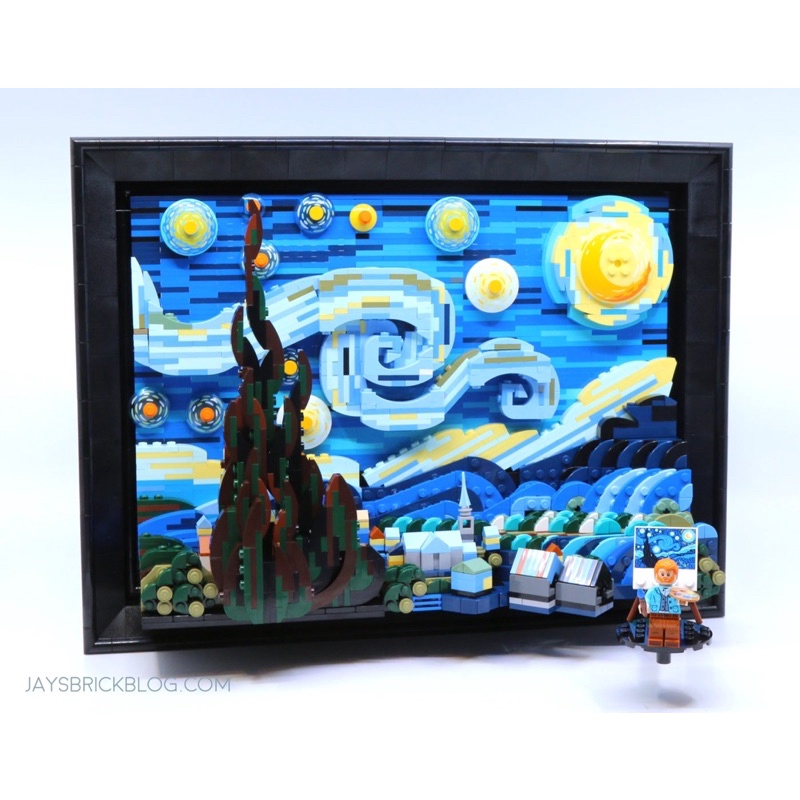 21333 Lego Ideas  Vincent van Gogh - The Starry - Đồ chơi xếp hình Lego ý tưởng Ánh sao đêm