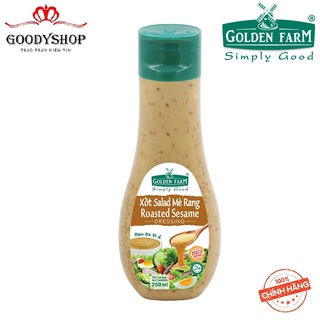 Xốt salad mè rang Golden Farm chai 250ml GOODYSHOP