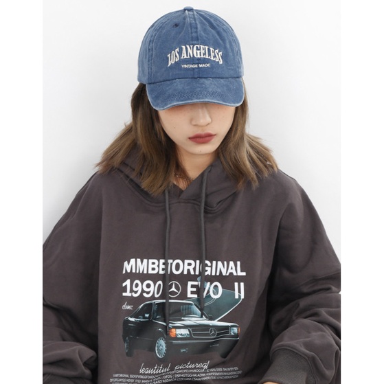 Mũ lưỡi trai vải sờn thêu chữ LosAngeles nón kết nam nữ đẹp độc phụ kiện unisex chụp ảnh chất lượng nhiều màu