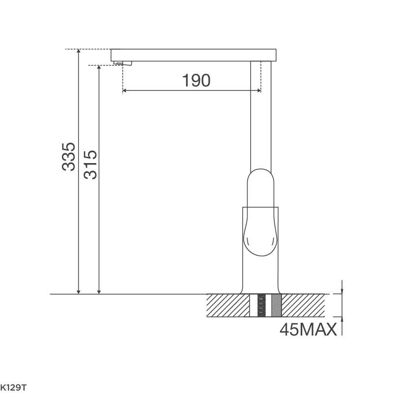 [Mã MUAB200K Giảm 200K] VÒI CHẬU RỬA CHÉN MALLOCA K129T