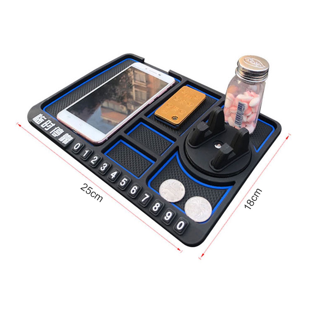 Giá Đỡ Điện Thoại / Mắt Kính / Chìa Khóa Chống Trượt Tiện Dụng Cho Xe Hơi