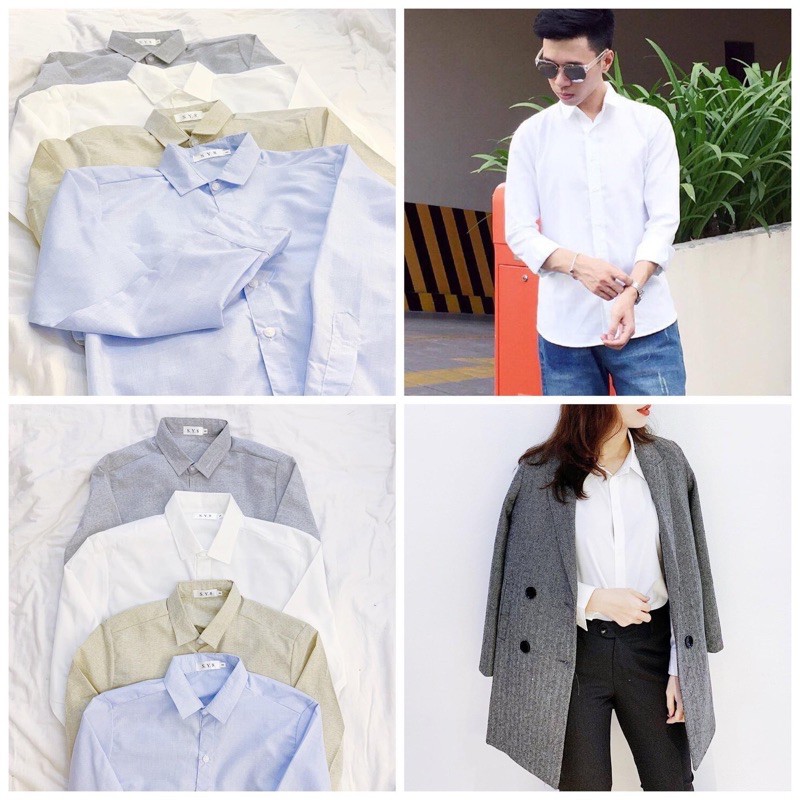 Áo sơmi nam nữ - Basic Classic Shirt