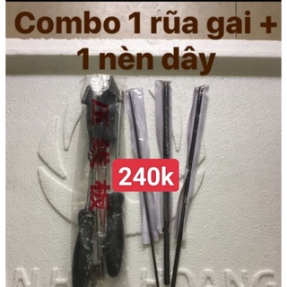 Combo 1 bộ rũa gai + 1 bộ dụng cụ nèn dây