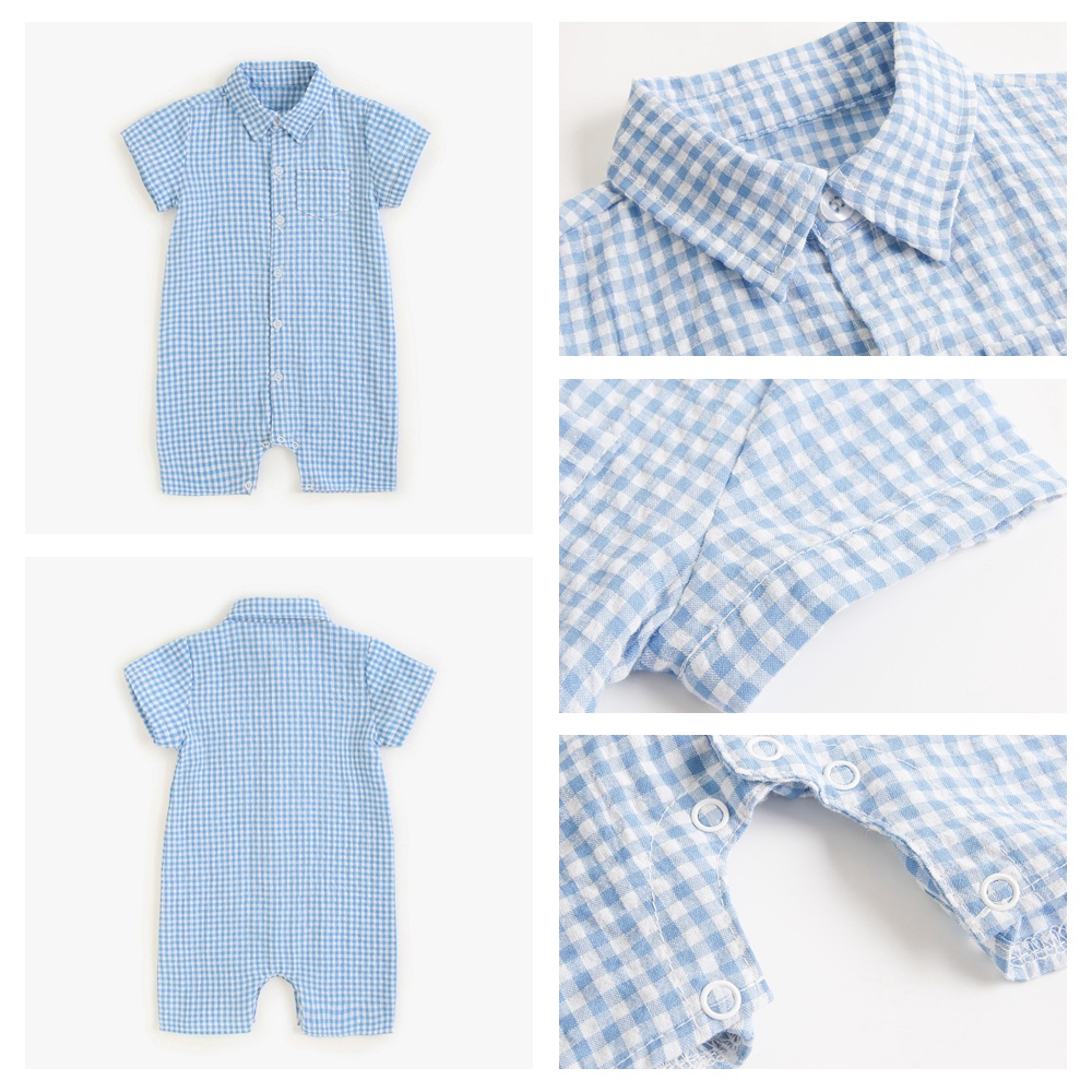 Áo liền quần Sanlutoz chất liệu cotton thời trang mùa hè dành cho trẻ em