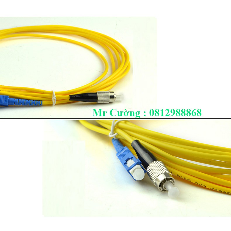 10 Dây Nhảy Quang Ftth Sc - Sc Dài 3m loại Cao Cấp.