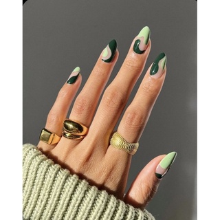 Nailbox ,10 móng úp hoạ tiết đơn giản.