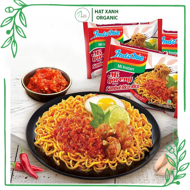 [Mã GROXUAN1 giảm 8% đơn 150K] Mì Xào Khô Indomie Goreng 4 Vị: Đặc Biệt, Cay Nồng, Sườn, Bò Cay - Ngon số 1 Thế Giới