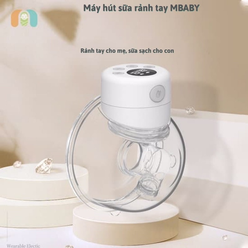 Máy hút sữa rảnh tay mbaby bảo hành 12 tháng