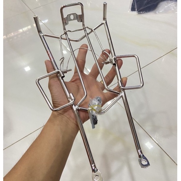 Baga Winner X Baga Giữa Dành Cho Xe Winner X Mẫu K1 Có Móc Treo Kẹp Đồ Dầy 10ly Bằng Inox Đủ Long Đền Ốc Gắn