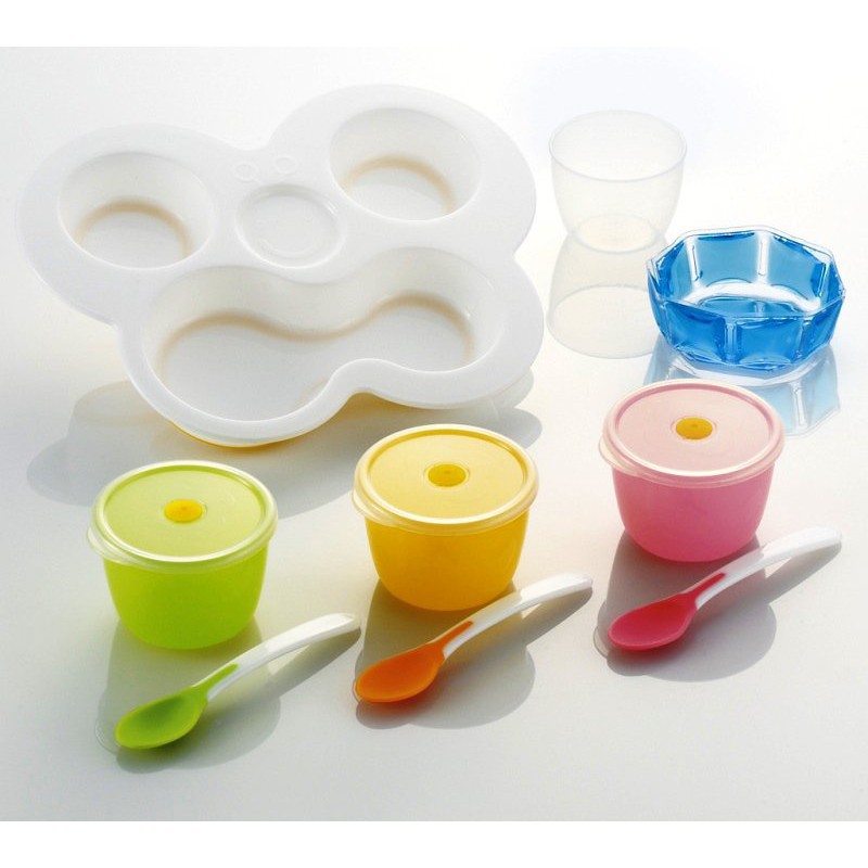 Set ăn dặm khởi đầu Richell Nhật Bản
