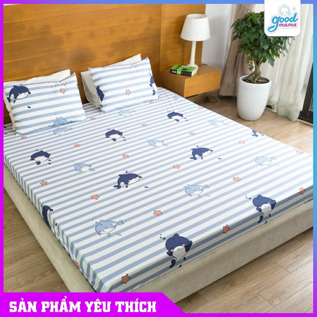 DRAP CHỐNG THẤM GOODMAMA [FREE SHIP] 100 % COTTON GOODMAMA HÀNG CÔNG TY