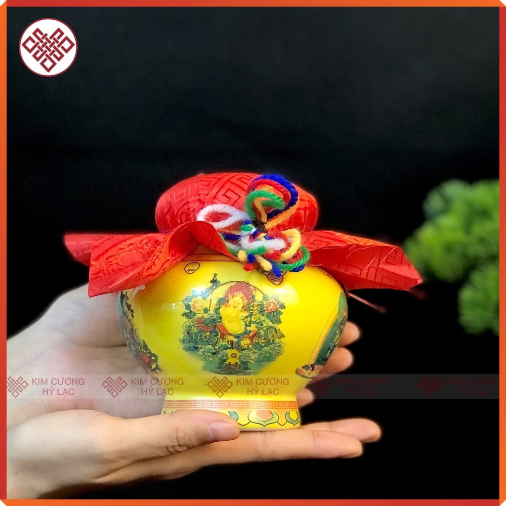 Bảo Bình Hoàng Thần Tài Mật Tông [Kim Cương Hỷ Lạc] Bình Chiêu Tài