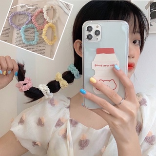 KMHO cột thun ins fashion Dây buộc tóc cao su nhiều màu sắc thời trang Hàn Quốc cho nữ cột tóc phụ kiện tóc trang sức hàn quốc
