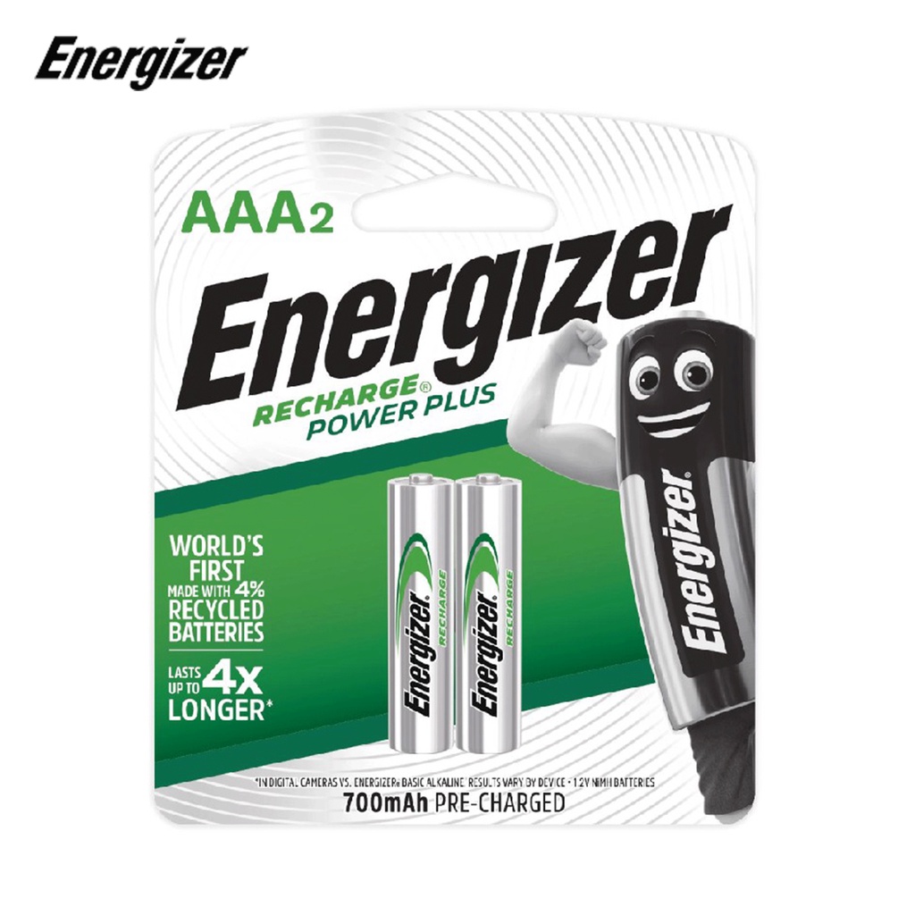 PIN SAC ENERGIZER POWERPLUS AAA 700mAh NH12 RP2 - Hàng chính hãng