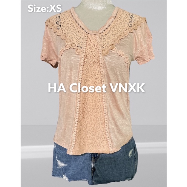 Áo Thun Phối Ren Dư Xịn