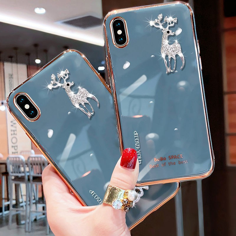 Ốp điện thoại silicon mạ điện chống rơi cho Iphone 6+ 6s+ 7 8 + X Xs Xr Xs Max 11 11 pro 11 promax 12 12 pro 12promax