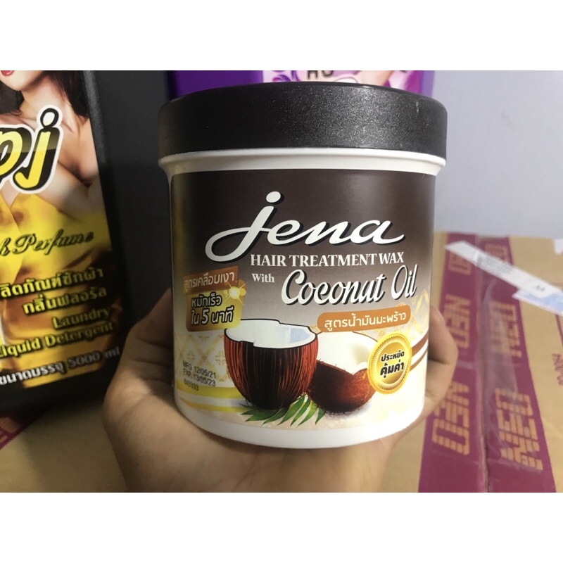 Kem ủ tóc - Kem Ủ Tóc Dầu Dừa Jena Hair Treatment Wax Thái Lan 500ml