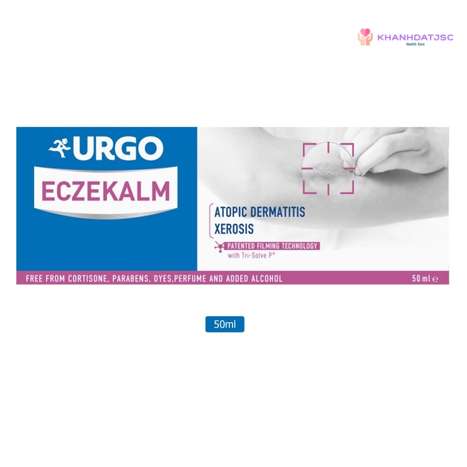 Gel hỗ trợ viêm da và khô da Urgo Eczekalm (tuýp 50ml)