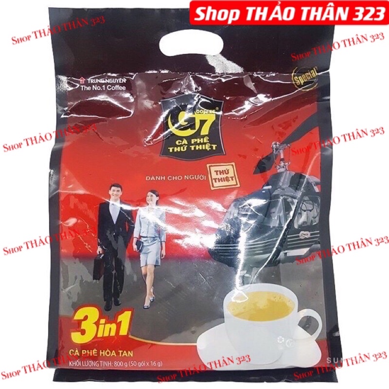 Rẻ Vô Địch- Cà Phê Trung Nguyên G7 Thứ Thiệt 3in1 50gói