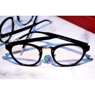 Gọng kính cận tròn TM250 đen cá tính - form chuẩn đẹp