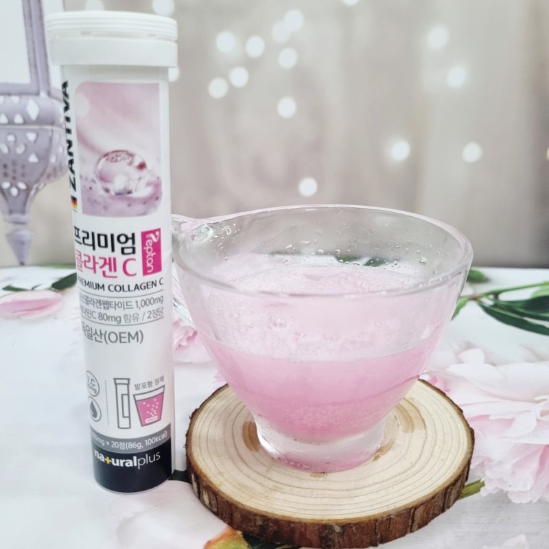 Viên sủi collagen C zantiva hộp 20 viên