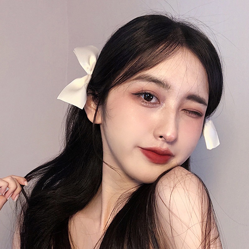 Kẹp Tóc Hình Nơ Dễ Thương Phong Cách Hàn Quốc Dành Cho Nữ