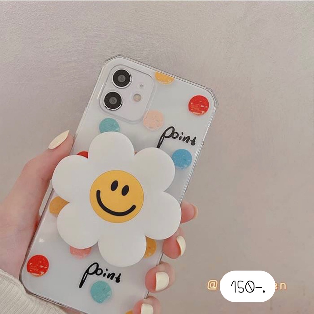 Ốp lưng có họa tiết hoa Griptok Plus Điểm Iring trong suốt