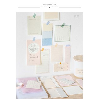 Set giấy note pastel