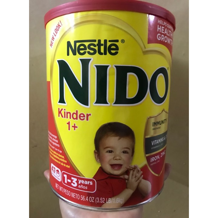 Sữa Nido nắp đỏ 1.6 kg Mỹ date t8/2021