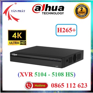Đầu Ghi Hình Anlalog 4 - 8 kênh HDCVI Dahua XVR 5104HS - 5108HS -X1 - 6M 4K Chính Hãng Dahua DSS BH 24TH