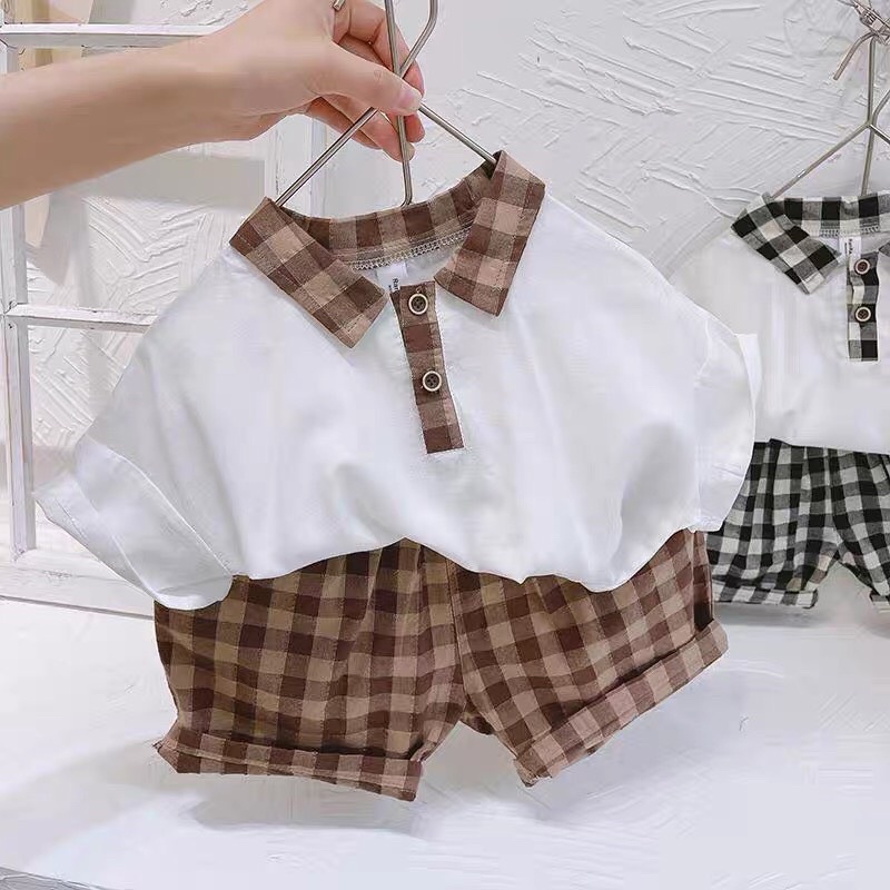 Bộ cổ bẻ cho bé trai