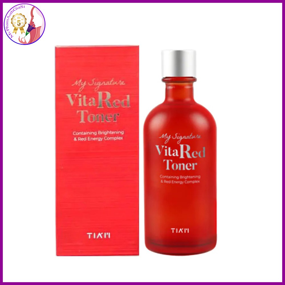 Nước hoa hồng trắng da tiam my siganture vita red toner 130ml