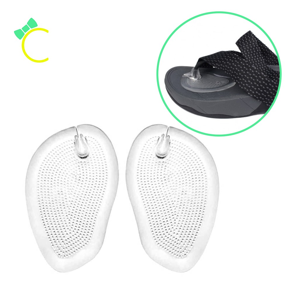 2 Miếng lót silicone mang giày dép kẹp ngón đệm êm chân và chống trượt - Cami - CMPK141