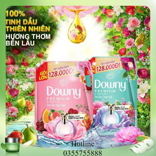 Nước xả vải Downy Đóa hoa thơm mát túi 2.3L