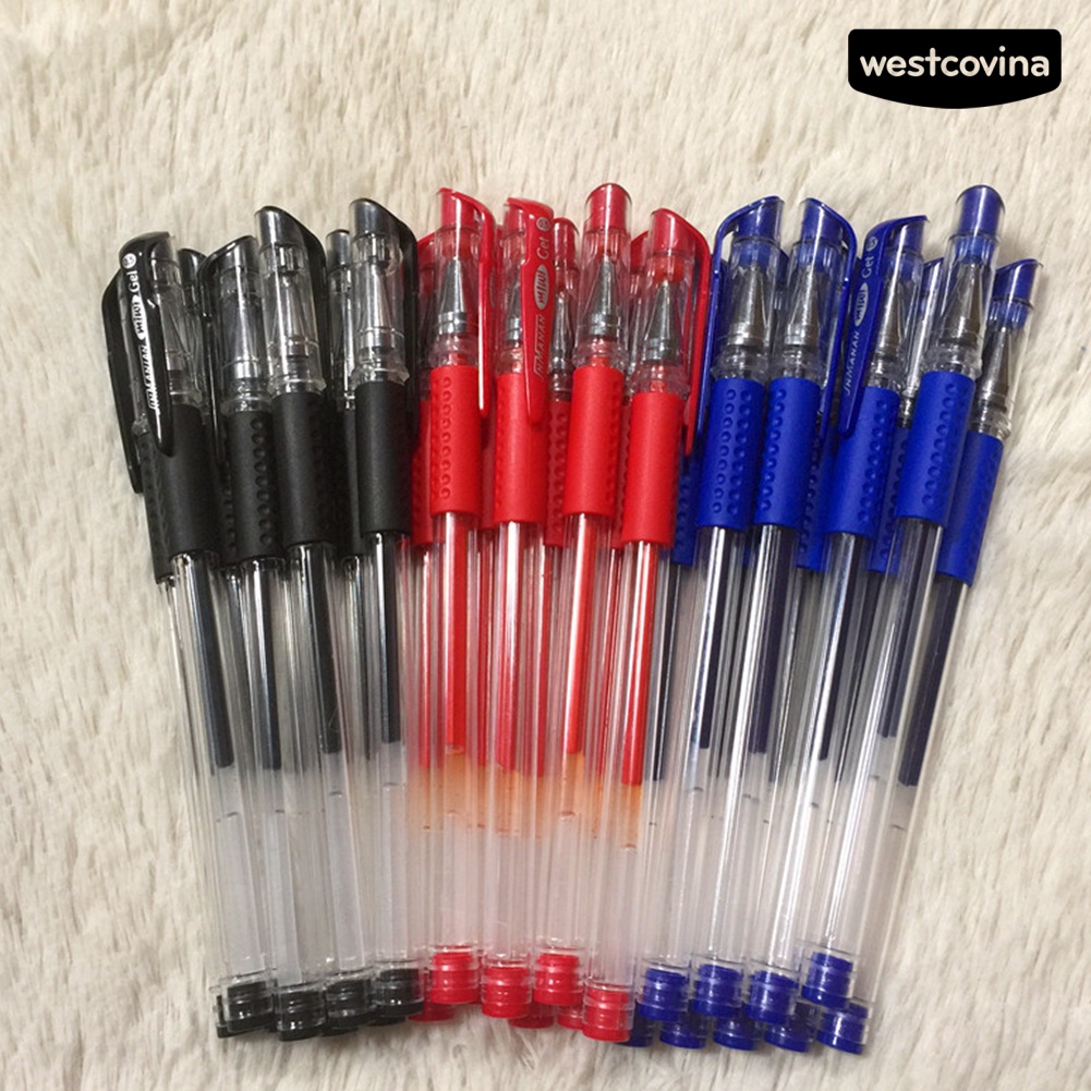 [Hot]✍Set 6 Bút Bi Mực Đen/Đỏ/Xanh Ngòi 0.5mm