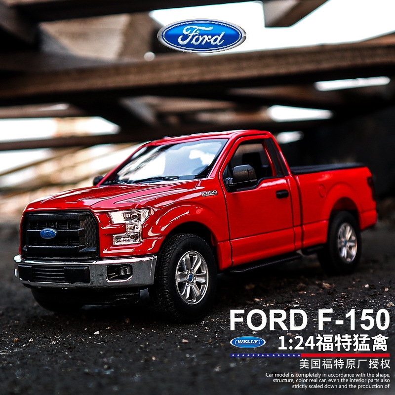 Willy 1:24 Ford F-150 xe bán tải mô hình mô hình xe hợp kim mô phỏng mô hình xe trên tàu quà tặng phụ tùng ủy quyền chính hãng