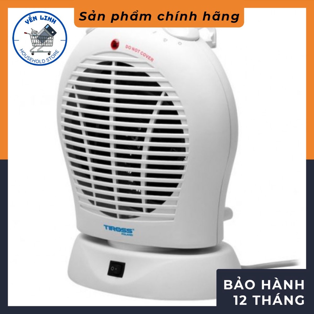 Quạt sưởi hai chiều tiross, 2000W TS944