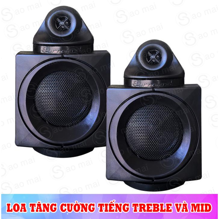 Loa Tép hỗ trợ tăng tiếng Treble và Mid cho dàn gia đình và loa vi tính Thumper AT-3040 cực hay